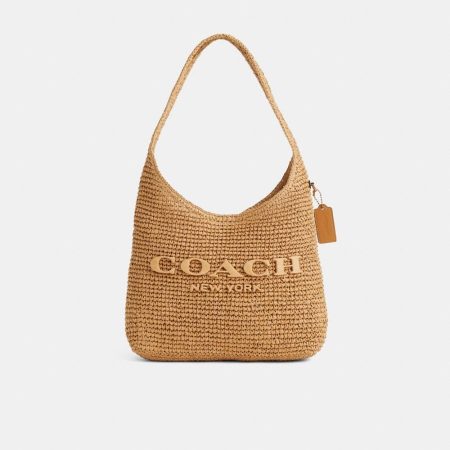 Coach Restored Brooklyn Shoulder Bag 28 - Preorder — Brass/Natural