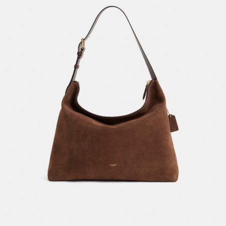 Coach Restored Mott Messenger Bag - Preorder — Dark Chocolate Suede