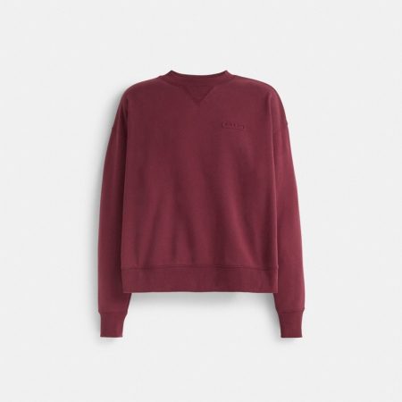 Coach Restored Essential Crewneck - Preorder — Port