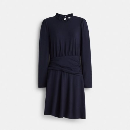 Coach Restored Jersey Dress - Preorder — Navy