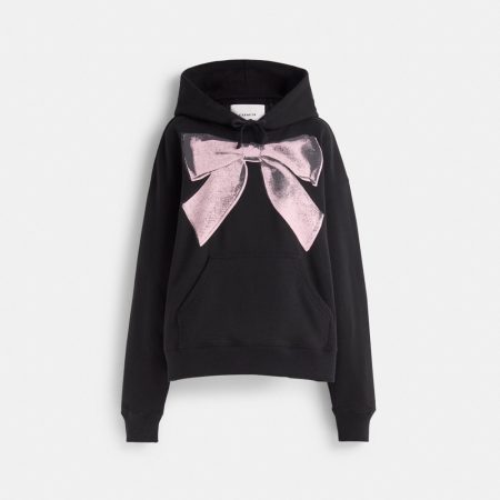 Coach Restored Bow Hoodie - Preorder — Black
