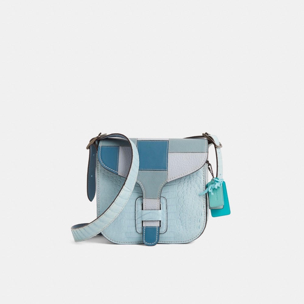 Coach Custom Courier Bag In Crocodile - Preorder