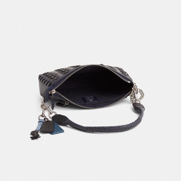 Coach Custom Nolita Wristlet 24 With Floral Rivets - Preorder