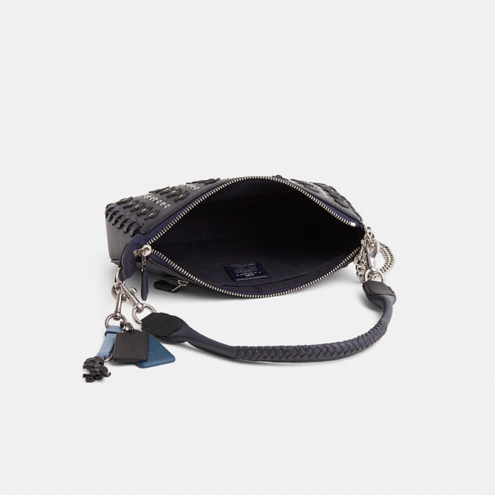 Coach Custom Nolita Wristlet 24 With Floral Rivets - Preorder