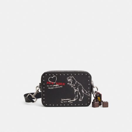 Coach Custom Charter Crossbody Bag 24 With Sketch Print - Preorder — Black