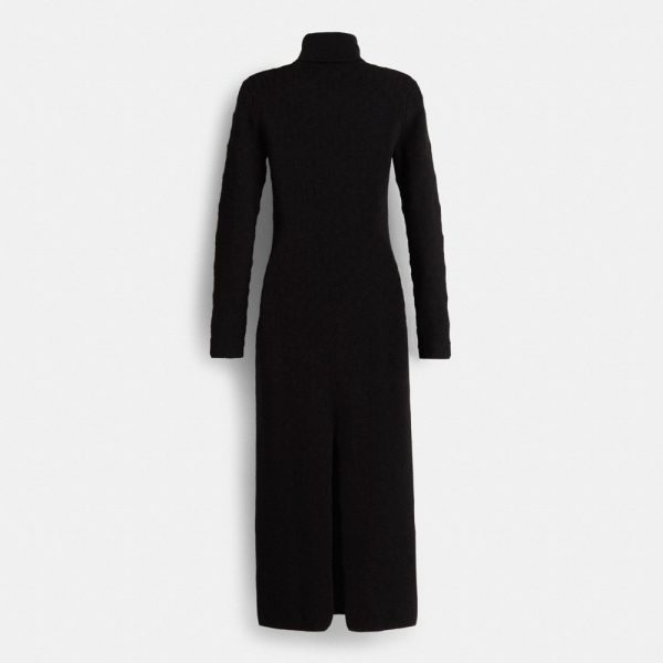 Coach Restored Signature Knit Turtleneck Dress - Preorder