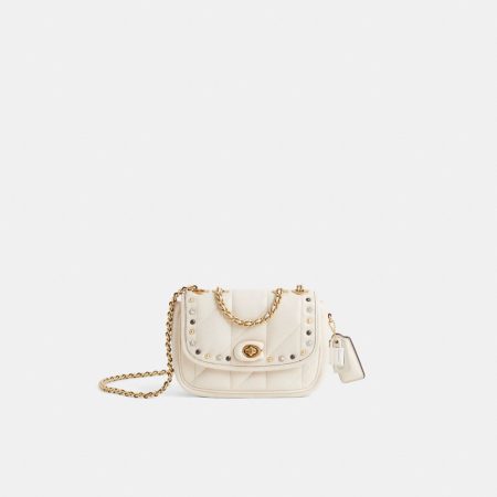 Coach Custom Pillow Madison Shoulder Bag 18 With Quilting - Preorder — Brass/Chalk