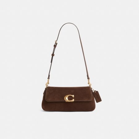 Coach Restored Jet Shoulder Bag - Preorder — Brass/Dark Chocolate