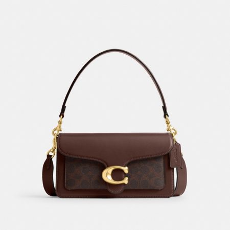 Coach Outlet Tabby Shoulder Bag 26 In Signature Canvas - Preorder — Brass/Maple