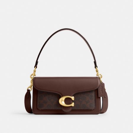 Coach Outlet Tabby Shoulder Bag 26 In Signature Canvas - Preorder — Brass/Maple