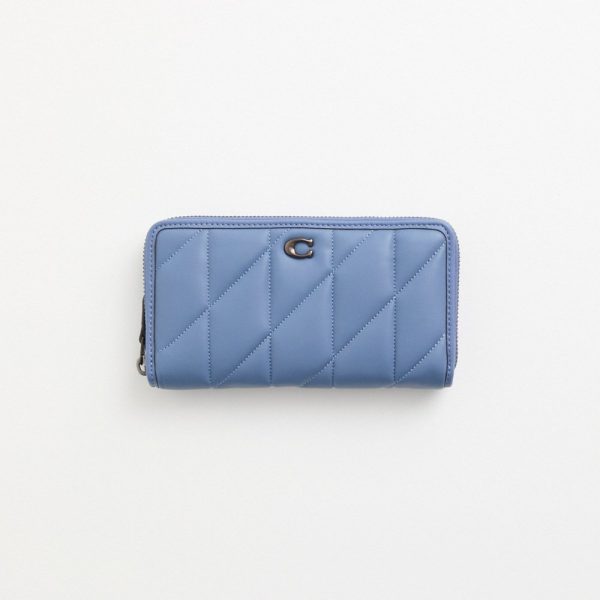 Coach Restored Accordion Zip Wallet With Pillow Quilting - Preorder