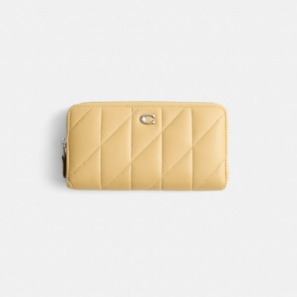 Coach Restored Accordion Zip Wallet With Pillow Quilting - Preorder