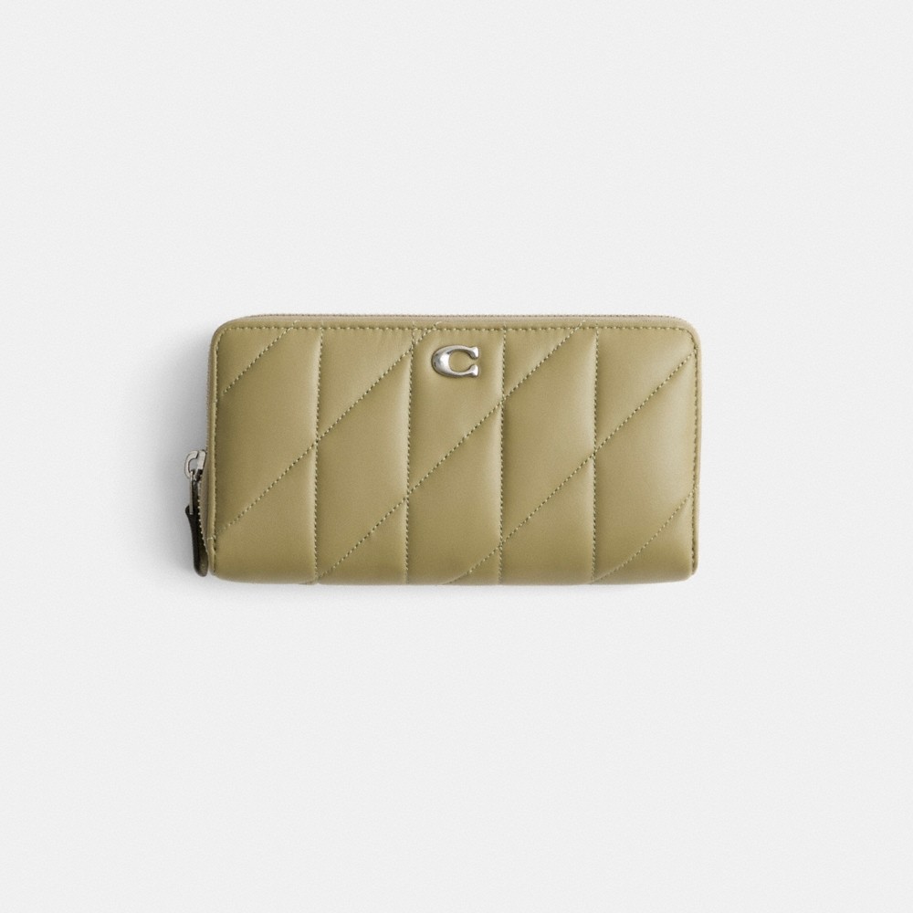 Coach Restored Accordion Zip Wallet With Pillow Quilting - Preorder