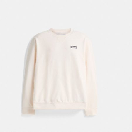 Coach Restored Essential Crewneck - Preorder — White