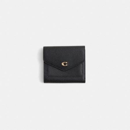Coach Restored Wyn Small Wallet - Preorder — Light Brass/Black
