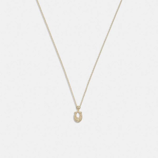 Coach Signature Pavé Necklace - Preorder
