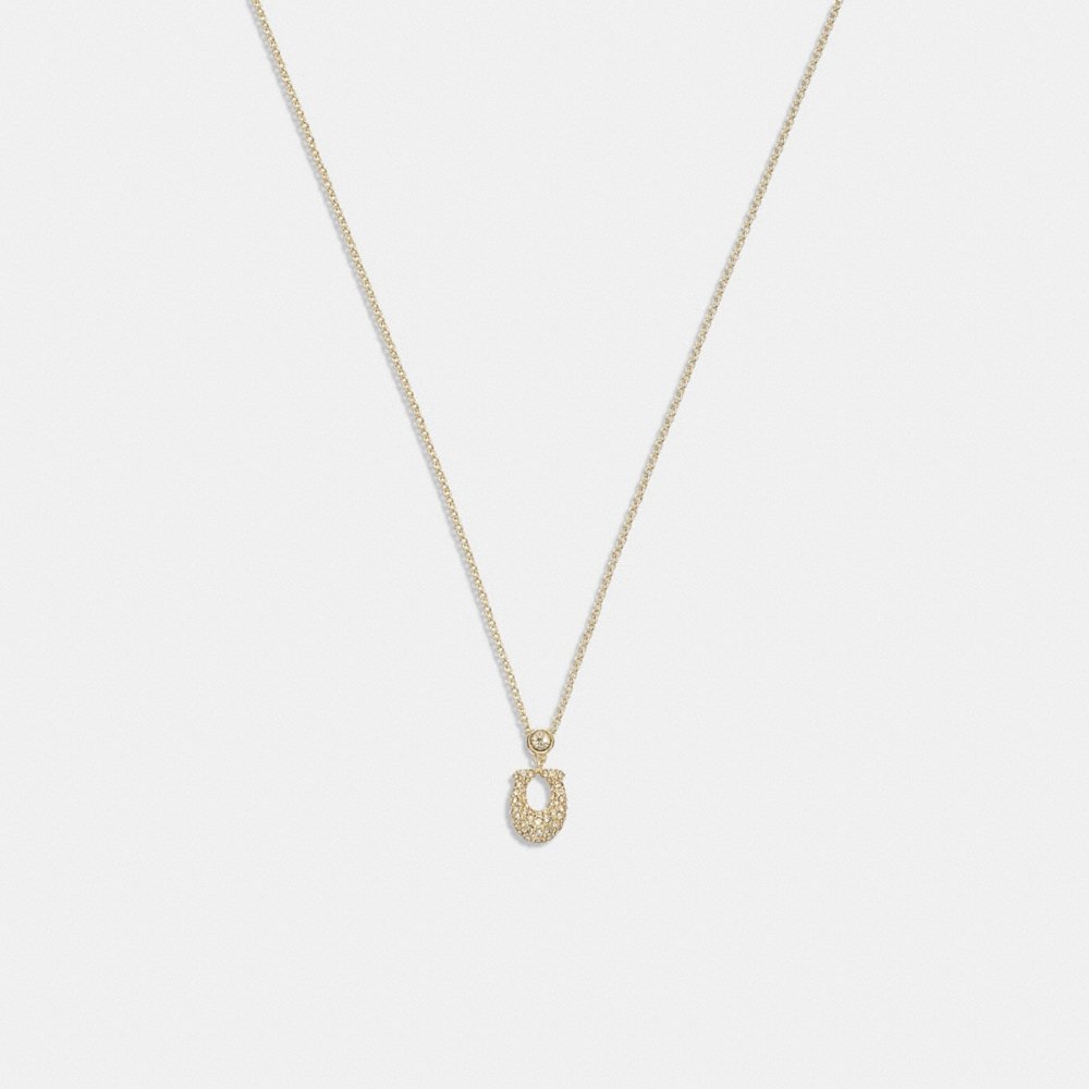 Coach Signature Pavé Necklace - Preorder