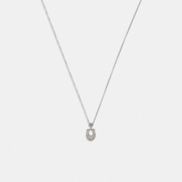 Coach Signature Pavé Necklace - Preorder