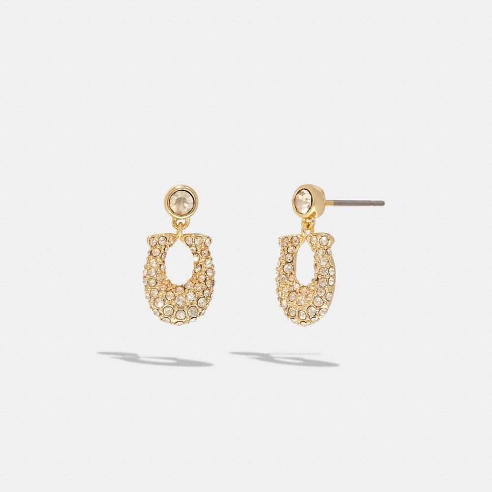 Coach Signature Pavé Earrings - Preorder