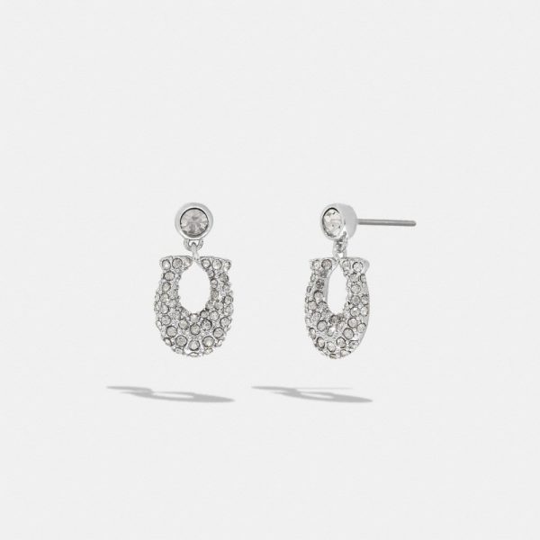 Coach Signature Pavé Earrings - Preorder