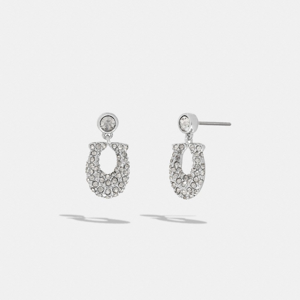 Coach Signature Pavé Earrings - Preorder - Image 2