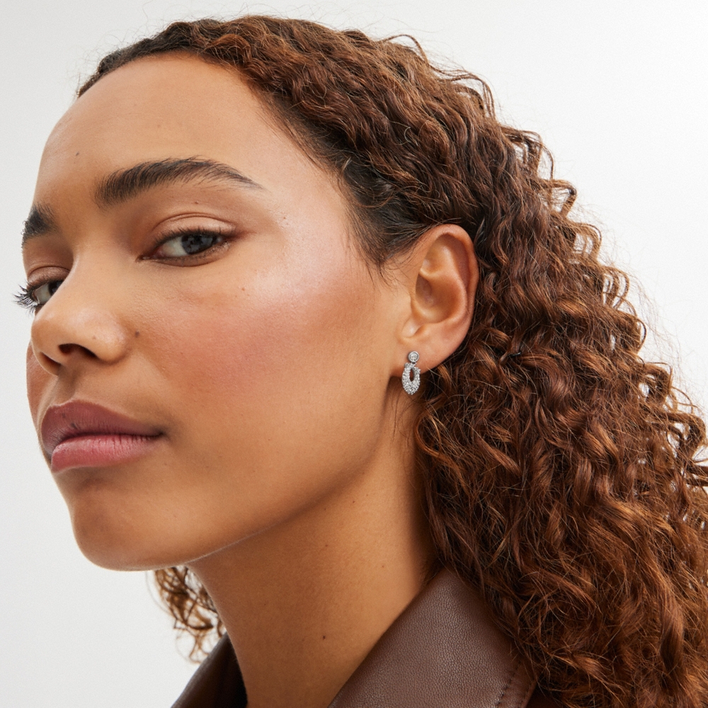 Coach Signature Pavé Earrings - Preorder - Image 4