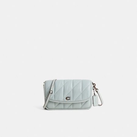 Coach Restored Hayden Crossbody With Pillow Quilting - Preorder — Pewter/Aqua