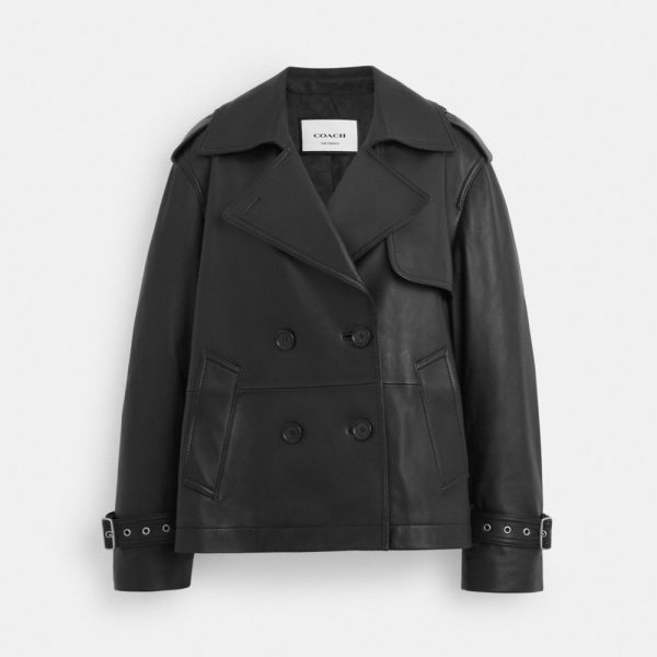 Coach Outlet Mini Leather Trench Coat - Preorder