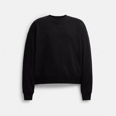 Coach Essential Crewneck - Preorder — Black
