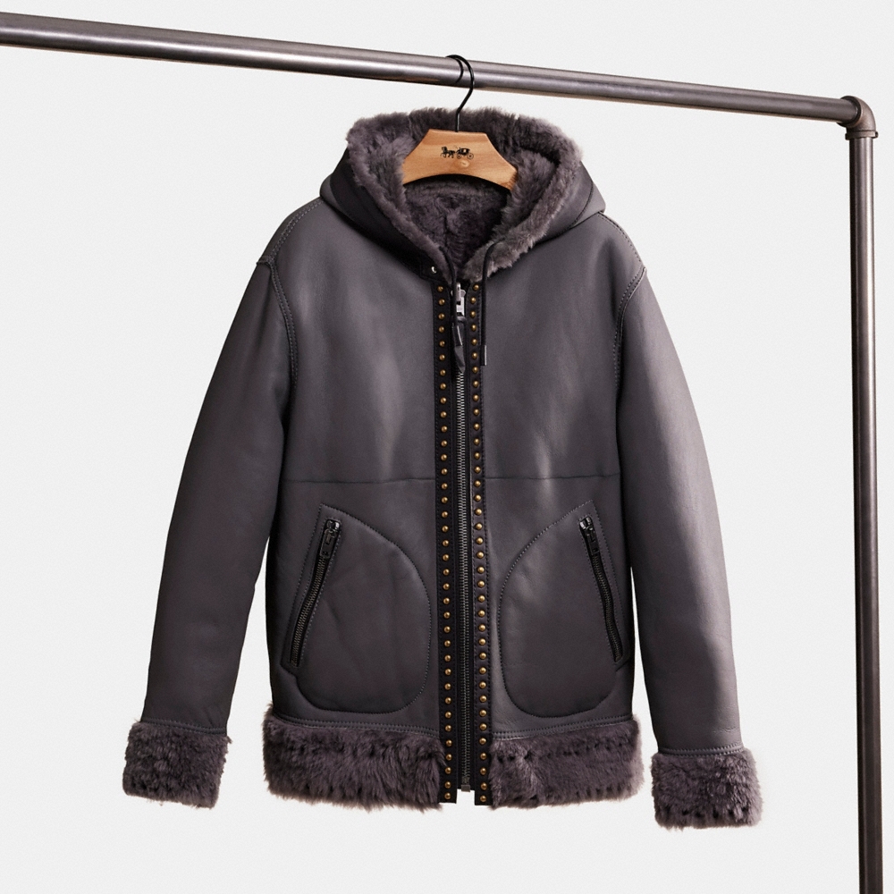 Coach Custom Reversible Shearling Hoodie - Preorder