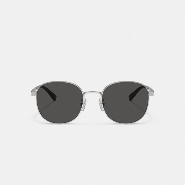 Coach Outlet Metal Round Sunglasses - Preorder