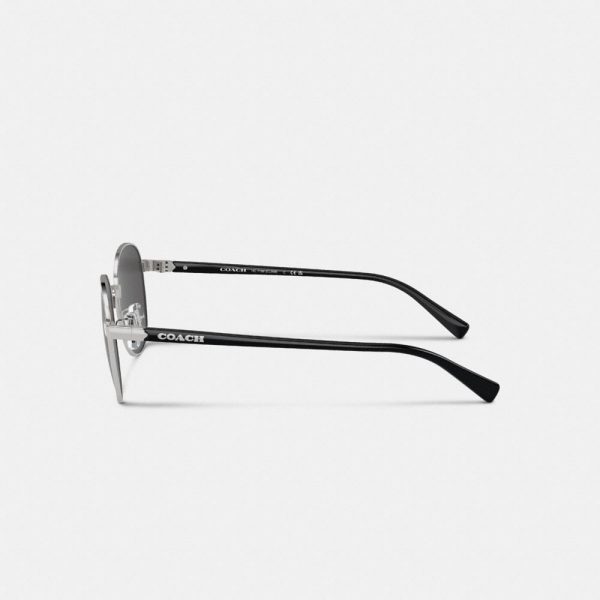 Coach Outlet Metal Round Sunglasses - Preorder