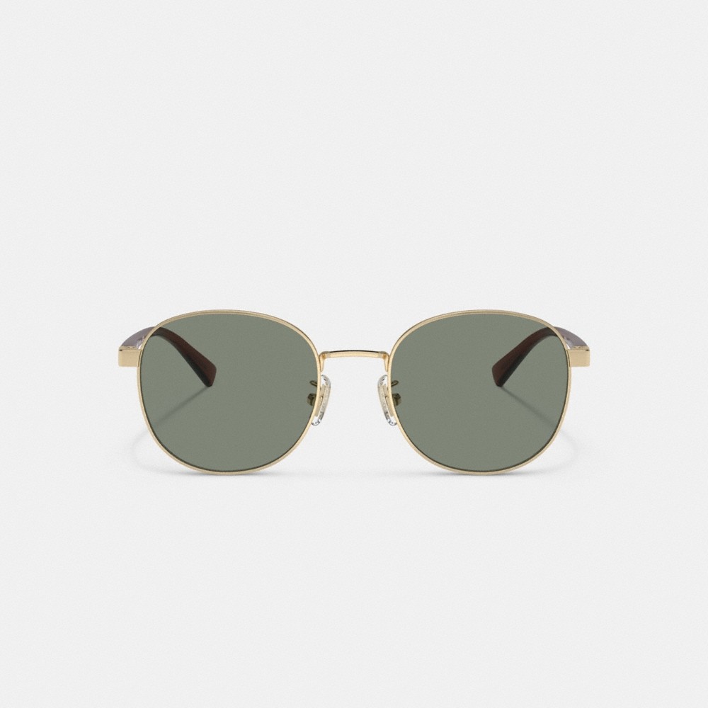 Coach Outlet Metal Round Sunglasses - Preorder