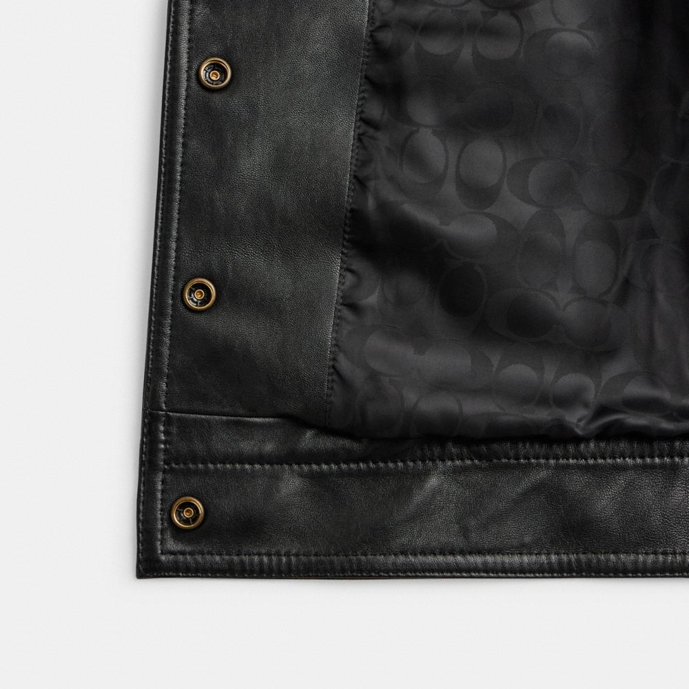 Coach Heritage C Snap Front Shrunken Jacket - Preorder