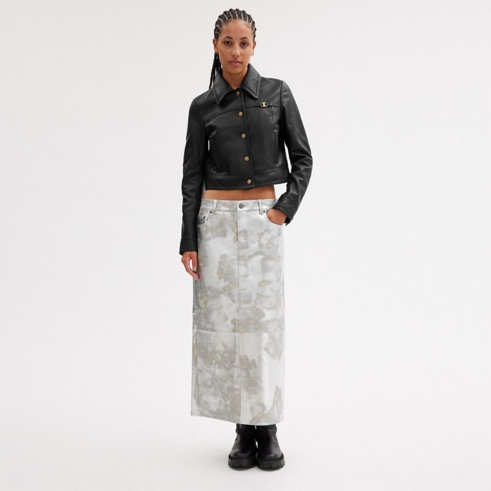 Coach Heritage C Snap Front Shrunken Jacket - Preorder