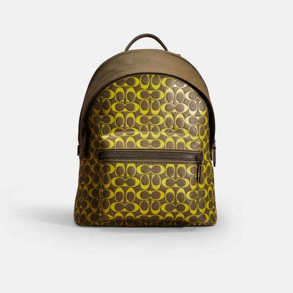 Coach Restored Charter Backpack In Signature Leather - Preorder