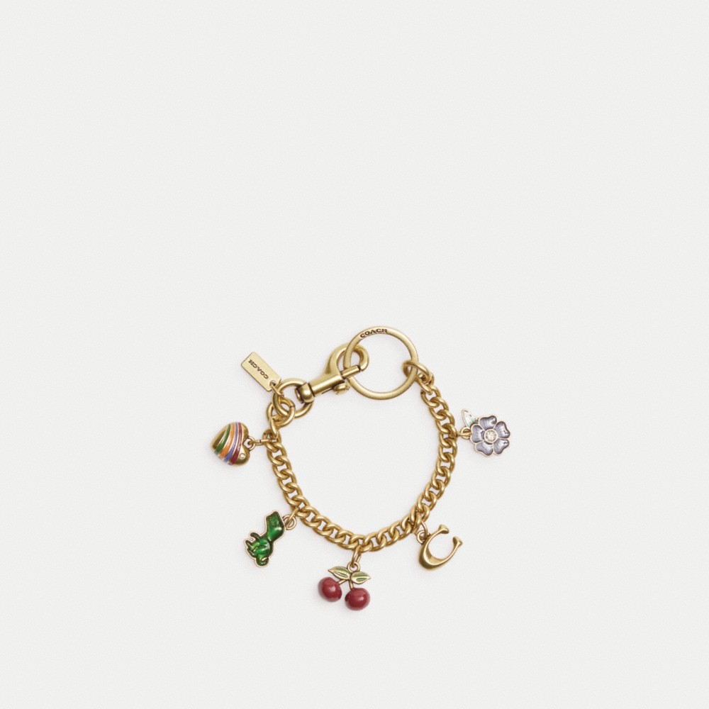 Coach Outlet Motif Chain Bag Charm - Preorder