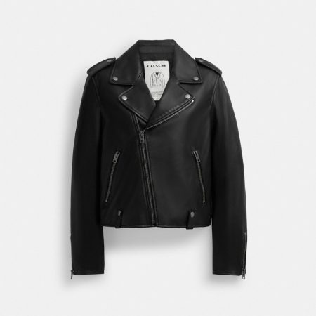 Coach Moto Jacket - Preorder — Black