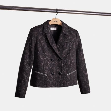 Coach Restored Tailored Jacquard Jacket - Preorder — Pink