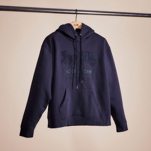 Coach Restored Horse And Carriage Hoodie In Organic Cotton And Recycled Polyester - Preorder