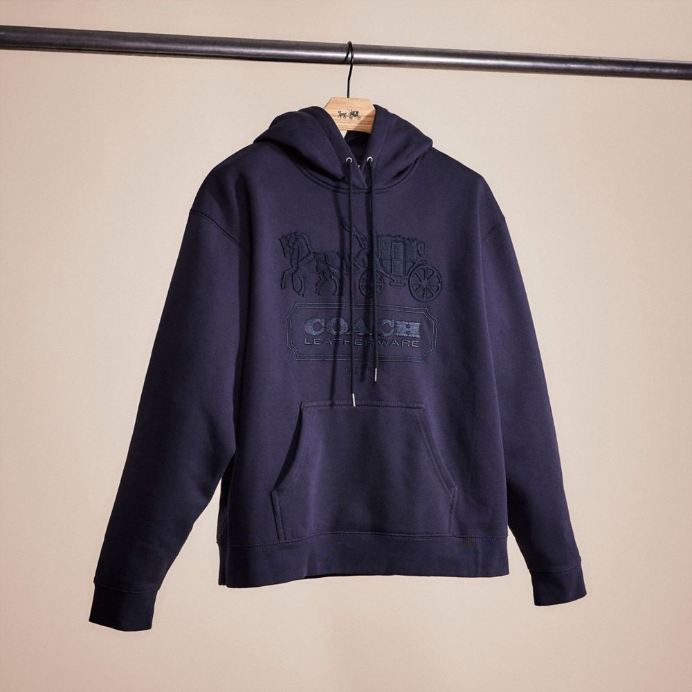 Coach Restored Horse And Carriage Hoodie In Organic Cotton And Recycled Polyester - Preorder