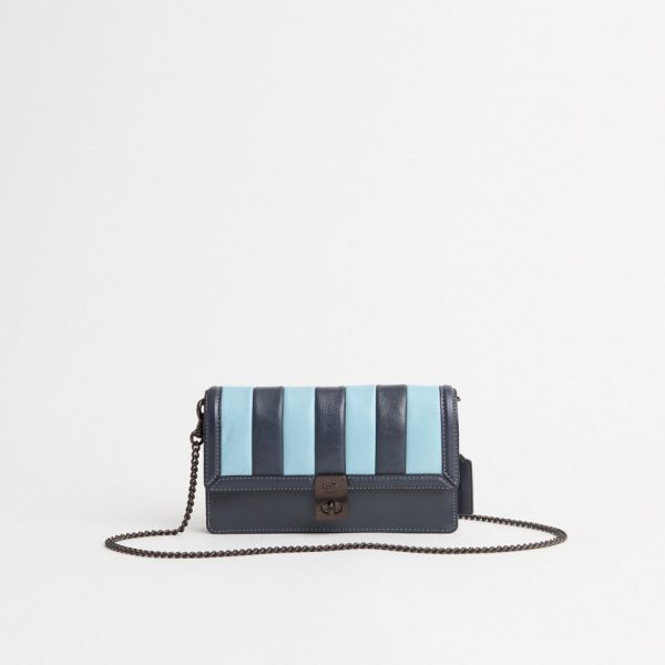 Coach Restored Hutton Clutch With Colorblock Quilting - Preorder