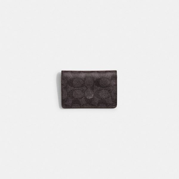 Coach Restored Card Wallet In Signature Canvas - Preorder