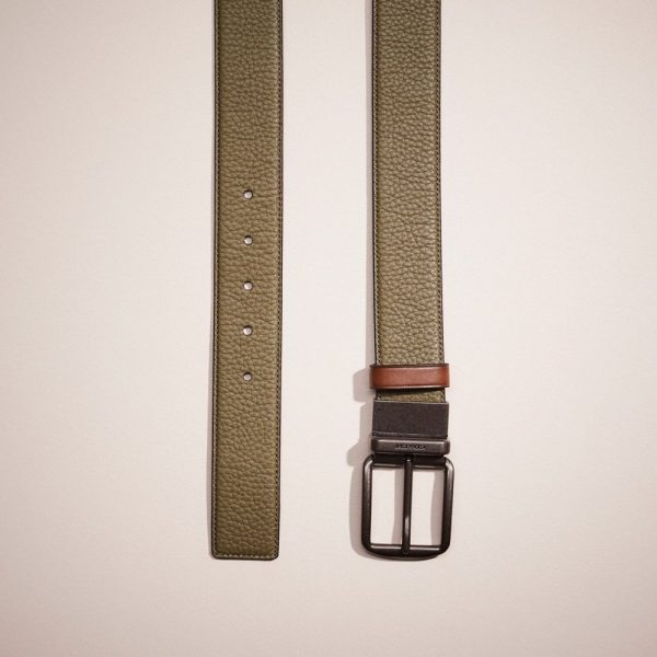 Coach Restored Harness Buckle Cut-To-Size Reversible Belt, 38MM - Preorder