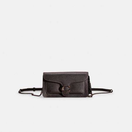 Coach Restored Tabby Chain Clutch - Preorder — Pewter/Black