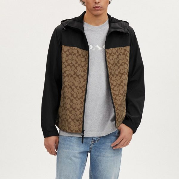 Coach Outlet Signature Full Zip Windbreaker - Preorder