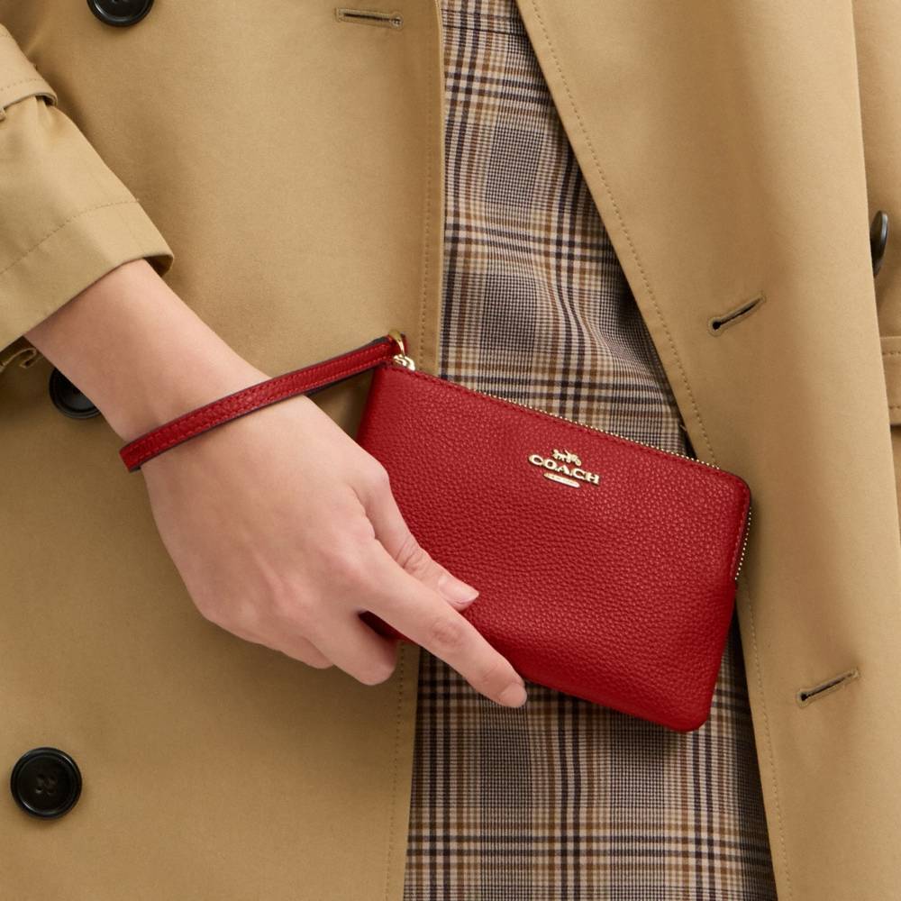 Coach Outlet Corner Zip Wristlet - Preorder