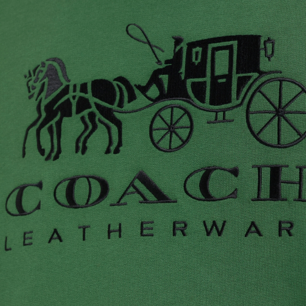 Coach Restored Horse And Carriage Hoodie In Organic Cotton - Preorder