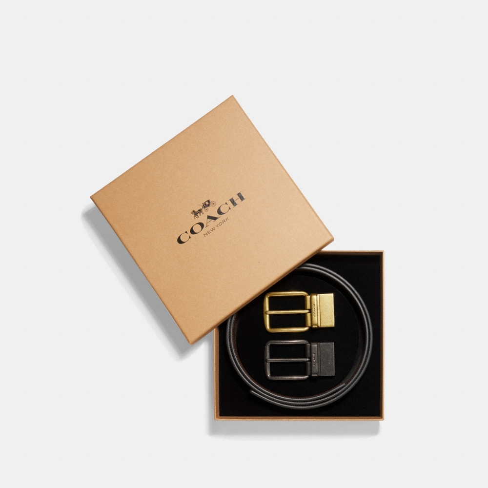 Coach Outlet Boxed Harness Buckle Cut-To-Size Reversible Belt, 38MM - Preorder