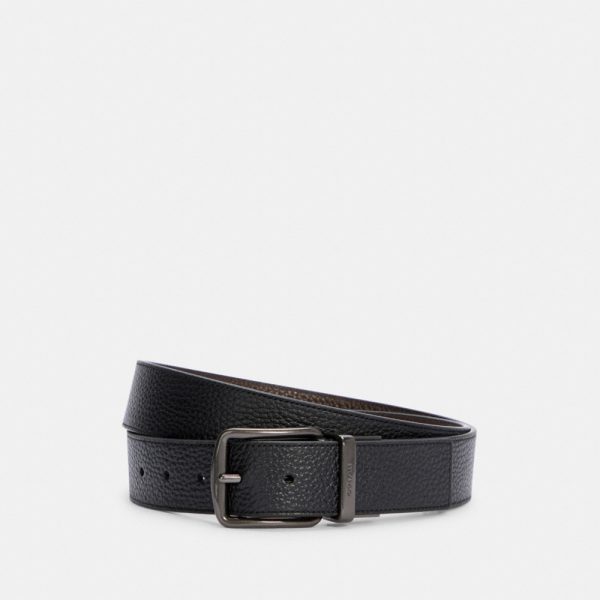 Coach Outlet Boxed Harness Buckle Cut-To-Size Reversible Belt, 38MM - Preorder